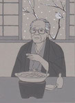 「池波正太郎のそうざい料理帖」冬・挿絵練習　