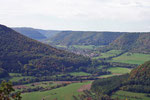 Blick vom Hausener Felsen nach Bad Überkingen