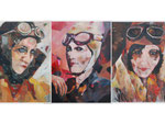Flugpionierinnen, je 120 x100