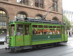 Trammotorwagen Be 22 Nr.163 während einer Sonderfahrt in der Gerbergasse