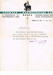Ein Zeugnis der «Asphalt- & Baumaterial AG Basel» vom Mai 1927