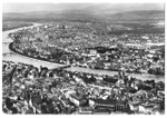 Ansichtskarte SR 168 Basel. (Flugaufnahme Swissair Photo AG- Verlag Beringer & Pampaluchi Zürich)