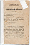 Birseck-Bahn Fahrdienst-Reglement 01.01.1916
