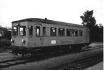 Ein Dieseltriebwagen auf der Kanderbahnstrecke im Jahre 1969