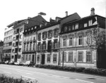 Die Häuserreihe am Steinengraben, 1970 (kurz nach diesem Foto wurde die gesamte Häuserreihe abgerissen)