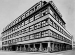 Das grosse Warenhaus «RHEINBRÜCKE» Ende der 20er-Jahren, Erbaut 1926, Foto?