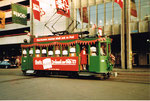 Der Trammotorwagen Be 2/2 Nr. 190 fuhr während der BÜFA 1983 für die ELCO die Passagiere vom Bahnhof zur Mustermesse und zurück