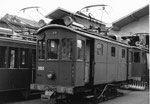 Der bekannte BVB-Schienenreinigungs-Motorwagen Nr.2030 vor dem Depot Wiesenplatz, 1969