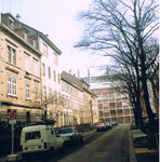 Die Häuserreihe an der Bleichestrasse (ehem.Bücherladen C.Jaenmaire) 1982