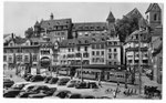 Ansichtskarte Basel. Barfüsserplatz (Rud.Suter Oberrieden ZCH) 