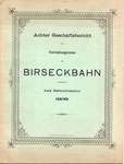 Achter Geschäftsbericht des Verwaltungsrates der BEB 1909
