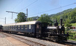 Dampflokomotive Nr.2 abfahtrsbereit in der Klus, 2021
