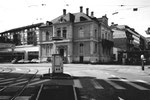 Der Aeschenplatz mit der ASAG-Garage im Jahre 1960