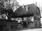 Ein altes Fischer-Haus von Kleinhüningen kurz vor dem Abbruch