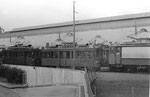 Die grosse Freiluft-Abstellanlage hinter dem Depot Wiesenplatz, 1971