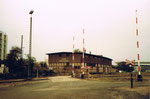 Das riesige DB-Güterareal mit dem Lagerhaus der BLG (Basler Lagerhaus-Gesellschaft), 1975
