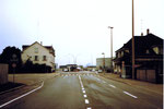 Der Zoll Hunigue an der Hüningerstrasse, (ehemalige Tramlinien 7 und 25) im Jahre 1975