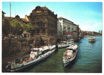 Ansichtskarte Nr.20043 Personenboote der Basler Personenschiffahrts-Gesellschaft an der Schifflände Basel (Rud.Suter Oberrieden Zürich)