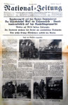 National-Zeitung Extrablatt vom Montag 5.März 1945 «Bombenangriff auf Basel» (Seite 1)