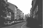 Blick in den oberen Bläsiring - ein typisches Beispiel für die spekulative Zerstörung von einem ehemaligen wohnlichen Quartier, 1983