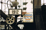 Detailaufnahme des Gaskessels Basel in der Fabrikstrasse, 1975