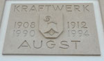 In den Jahren 1908 bis 1912 wurde das Kraftwerk Augst vom Kanton Basel-Stadt für Eigengebrauch erbaut