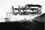 Die Kohlenverteilungs-Anlage der Rheinischen Kohlenumschlags AG im Klybeck-Hafen,1985