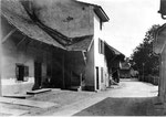 Dorfhäuser in Kleinhüningen vor dem Abbruch