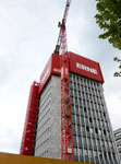 In den Jahre 1957/58 erbaut und im Jahr 2017 abgerissen (!!!) - das 53 Meter hohe Geigy-Hochhaus.