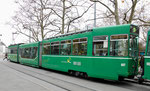 Trammotorwagen Be 4/6 Nr.667 an der Haltestelle Kannenfeldplatz, 2016