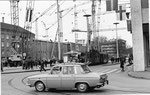 Die Schweizerische Baumesse in Basel im Jahre 1967 beim Messeplatz