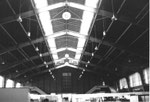 Muba-Halle 6 (Innenansicht der ehemals riesigen Halle) im Jahre 1980 (ehemalige Sporthalle mit Radrennbahn - Radrennen mit u.a. Kübler-Koblet, Roth-Bucher)