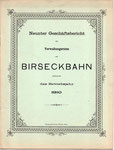 Neunter Geschäftsbericht des Verwaltungsrates der BEB 1910