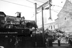 Abbruch der Häuser «Strahm», Zigarrenladen «zem blaue Dunscht» und «Villars» an der Greifengasse, 1985
