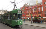 Trammotorwagen Be 4/6 Nr.685 an der Haltestelle Marktplatz, Mai 2016
