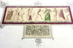 Das Wandgemälde des Totentanz im Klingental (ehemaliges Kloster), Februar 2022