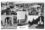 Ansichtskarte 7807 Basel. 5 verschiedene Ansichten (Photoglob Wehrli AG Zürich)