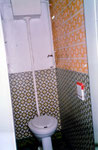 Die WC-Anlage im Hinterhaus Bläsiring 129, 1988