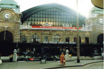 Der Bahnhof SBB mit dem Vorplatz und der Fussgängerunterführung 1985
