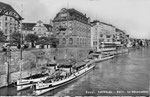 Ansichtskarte Basel. Schifflände - Bale. Le déparcadère
