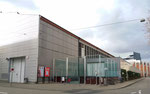 Die ehemalige grosse Halle 6 der MUBA (in den 50er und 60er-Jahre beherbergte diese Halle über die Wintermonate eine populäre Radrennbahn, Radrennen mit u.a. Kübler-Koblet, Roth-Bucher, Oscar Plattner usw...)