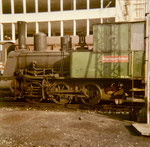 Eine schöne Farb-Foto von der Rheinhafen-Dampflokomotive T3 der Schweiz.Reederei, September 1972