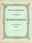 Sechster Geschäftsbericht des Verwaltungsrates der BEB 1907