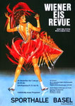 Ein Plakat der Wiener Eisrevue vom Jahre 1964 mit dem Thema «Festival der Liebe«, die fast jeden Winter in der Sporthalle (Radrennbahn) MUBA-Halle 6 stattfand.