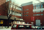  Die MUBA-Hallen am Riehenring/Sperrstrasse mit dem Restaurant Fryburgerstübli 1997