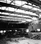 Innenaufnahme während des Abbruchs der Kongresshalle (Basler Halle 8) 1982