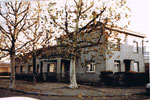 Der Altrheinweg, Messhaus für die Bodenbeschaffenheit und Lagerplatz des Baudepartements,1974