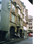 Das Warenhaus EPA und Papeterie Courvoisier an der Hutgasse 1995