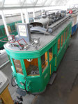Dachansicht des Trammotorwagens Be 2/2 Nr.202 im Verkehrshaus in Luzern, 2015