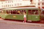 Anhängewagen Nr.1335 beim Barfüsserplatz, 70er-Jahre